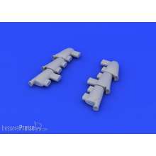 Eduard Accessories 648230 - 1:48 Hurricane Mk.I exhaust stacks f.Airfix