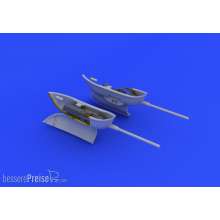 Eduard Accessories 648246 - Bf 109 cannon pods for Eduard in 1:48