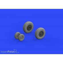 Eduard Accessories 648304 - F-14A wheels early for Tamiya in 1:48