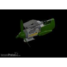 Eduard Accessories 648465 - Bf 109G-10/U4 engine for Eduard in 1:48