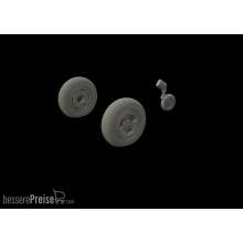 Eduard Accessories 648469 - Spitfire Mk.XIV wheels-3spoke f.Airfix in 1:48