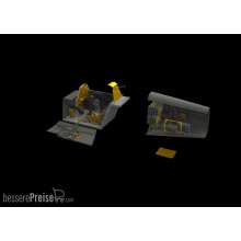 Eduard Accessories 648472 - Bf 109E cockpit & radio compartment f.Ed in 1:48