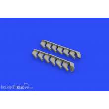 Eduard Accessories 648485 - P-51D exhaust stacks for Eduard in 1:48