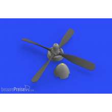 Eduard Accessories 648488 - P-51D Hamilton Standard uncuffed propeller f.Eduard in 1:48