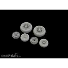 Eduard Accessories 648524 - F-104 wheels late for Kinetic in 1:48