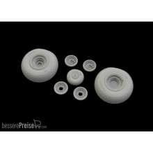 Eduard Accessories 648529 - B-17 wheels for HKM in 1:48