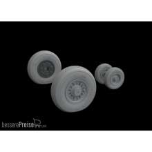 Eduard Accessories 648530 - F-14D wheels for AMK in 1:48