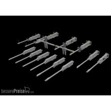 Eduard Accessories 648539 - B-17G guns for HKM in 1:48