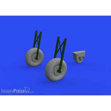 Eduard Accessories 648608 - Do 17Z wheels for Eduard/ICM in 1:48