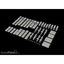 Eduard Accessories 648610 - Spitfire Mk.IIa gun bays for Eduard in 1:48