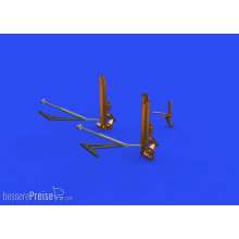 Eduard Accessories 648632 - B-17F undercarriage legs BRONZE 1/48 for HKM in 1:48