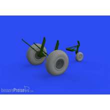 Eduard Accessories 648642 - B-17 wheels cross tread 1/48 for HKM in 1:48