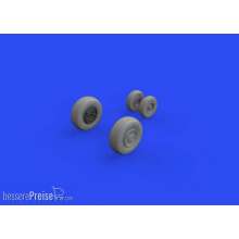 Eduard Accessories 648701 - F/A-18E wheels, for MENG in 1:48