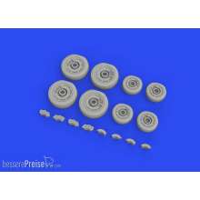 Eduard Accessories 648734 - 1:48 CH-47A wheels for HOBBY BOSS