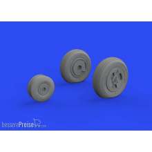 Eduard Accessories 648741 - 1:48 Vampire F.3 wheels 1/48