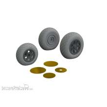 Eduard Accessories 648782 - 1:48 P-38J wheels