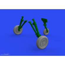 Eduard Accessories 648832 - 1:48 F-16C wheels early 1/48 for KINETIC