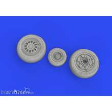 Eduard Accessories 648833 - 1:48 F-16C wheels late 1/48 for KINETIC