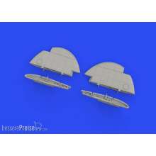 Eduard Accessories 648848 - 1:48 A6M2-N Rufe folding wingtips PRINT 1/48 EDUARD