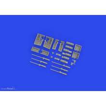 Eduard Accessories 648853 - 1:48 F4F-4 gun bays PRINT 1/48 EDUARD