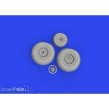 Eduard Accessories 648863 - 1:48 B-25J wheels 1/48 HKM