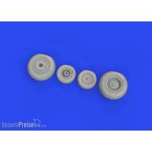 Eduard Accessories 648868 - 1:48 Mi-8MT wheels 1/48 TRUMPETER