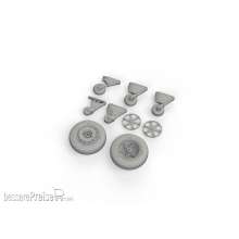 Eduard Accessories 648887 - 1:48 FM-2 wheels 1/48 EDUARD