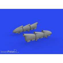 Eduard Accessories 648898 - 1:48 Hurricane Mk.I exhaust stacks PRINT 1/48 HOBBY BOSS