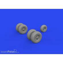 Eduard Accessories 648930 - 1/48 Sea King wheels 1/48 AIRFIX