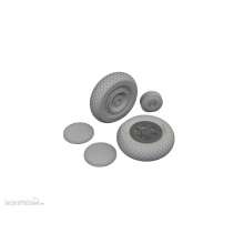 Eduard Accessories 648962 - 1/48 P-47D wheels cross tread 1/48