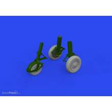 Eduard Accessories 648968 - 1:48 J-35 Draken wheels Type 2 1/48 HASEGAWA