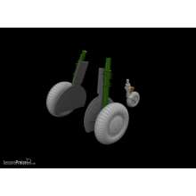 Eduard Accessories 648999 - Bf 108 wheels EDUARD