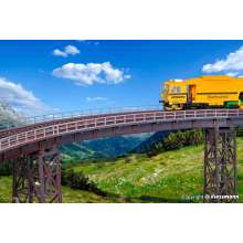 Kibri 39706 - Spur H0 Stahlträgerbrücke gebogen, eingleisig