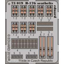 Eduard Accessories 73019 - B-17G seatbelts for Revell in 1:72