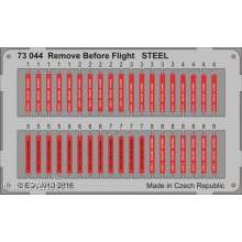 Eduard Accessories 73044 - Remove Before Flight STEEL in 1:72