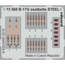 Eduard Accessories 73568 - B-17G seatbelts STEEL for Airfix in 1:72