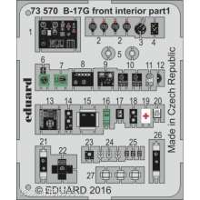 Eduard Accessories 73570 - B-17G front interior for Airfix in 1:72