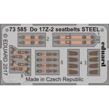 Eduard Accessories 73585 - Do 17Z-2 seatbelts STEEL for ICM in 1:72