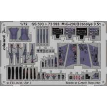 Eduard Accessories 73593 - MiG-29UB Izdelye 9.51 for Trumpeter in 1:72