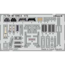 Eduard Accessories 73739 - Bf 109E-3 1/72 for SPECIAL HOBBY in 1:72