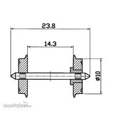 Roco 40180 - DC-NEM-Normradsatz