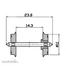 Roco 40182 - DC-NEM-Normradsatz