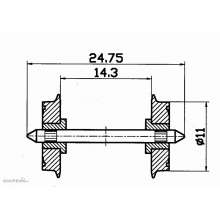 Roco 40199 - DC-NEM-Normradsatz