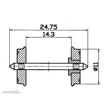 Roco 40264 - RP-25-Radsatz