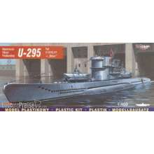 Mirage Hobby 40414 - Deutsches U-Boot U 295 Typ VII C/41 mit Biber in 1:400