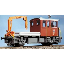 Weinert 4042-3 - SBB-Schienentraktor Tm III in Braun mit beweglichem Tirre-Ladekran 3L-Wechselstrom (AC FM)