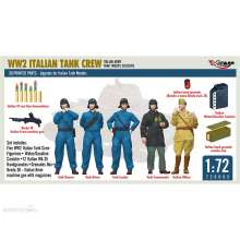 Mirage Hobby 720005 - 1:72 WW2 ITALIAN TANK CREW WITH EQUIPMENT