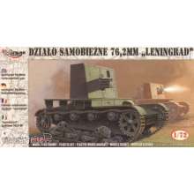 Mirage Hobby 726027 - Selbstfahrhaubitze 76,2 mm Leningrad in 1:72