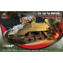 Mirage Hobby 726086 - U.S.Light Tank M5A1 (Mid) 2nd Armd.Div.N in 1:72