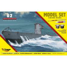 Mirage Hobby 840065 - U2(German Submarine WWII typeIIA(ModelSe in 1:400